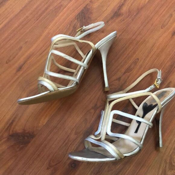 Prada Silver and gold high heels, size 37 - Picture 3 of 7